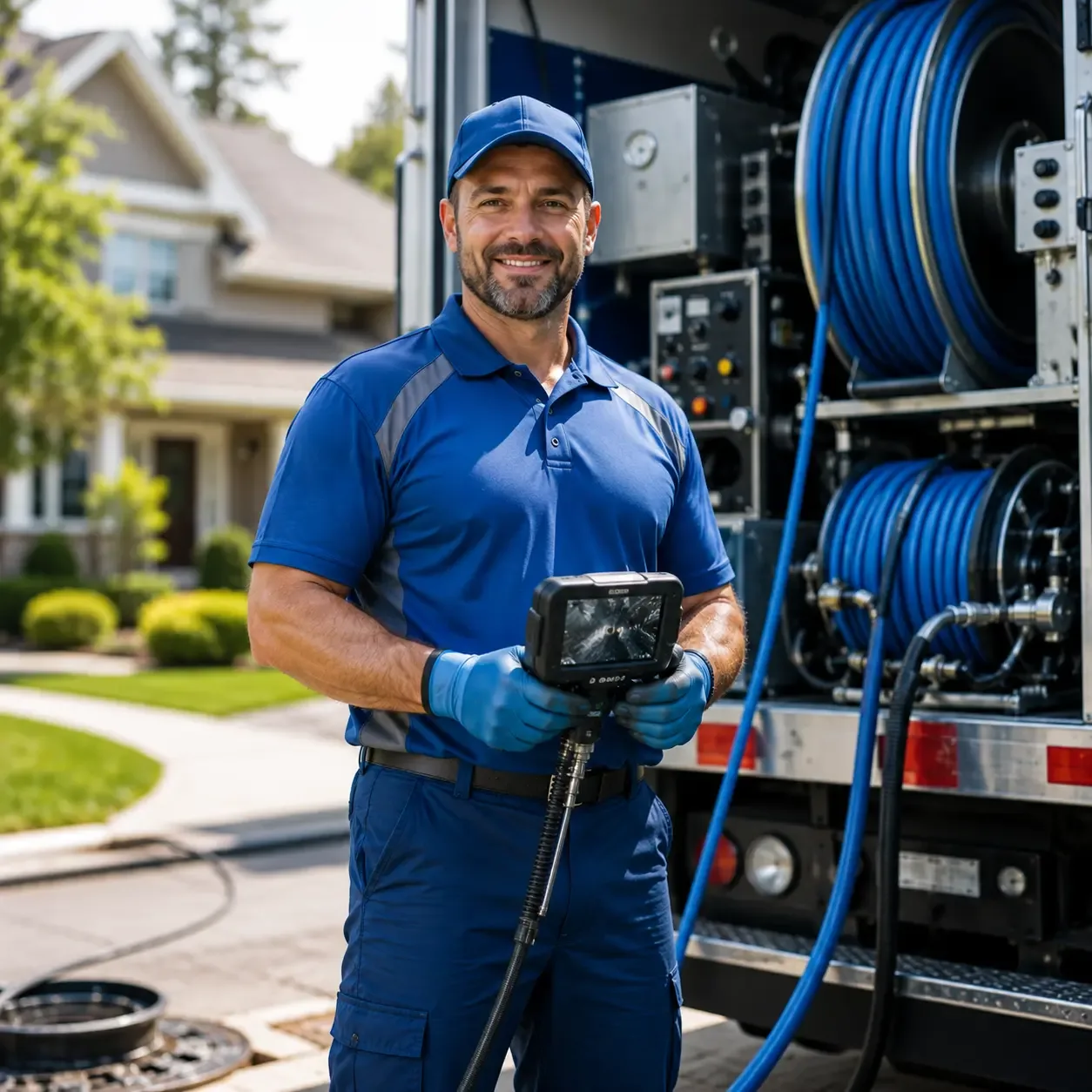 Local outdoor drain cleaning specialists in Clute, TX